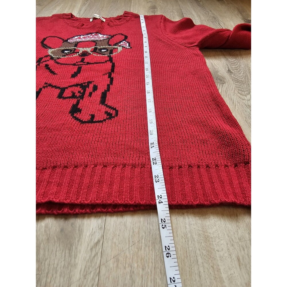 Indigo Rose Women’s Christmas Sweater Dog Knit Size XL - Picture 4 of 6